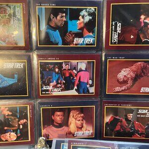Full Set 304 cards 1991 Star Trek and Next Generation Trading Cards